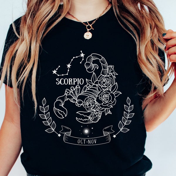 Scorpio Shirt - Etsy