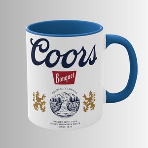 Vintage Coors Western Cowboy Mug, Vintage 90s Western Mug, Retro Coors Ceramic Cup, Rodeo Cowboy Styled Mug, Wild West Gift, Graphic Mug