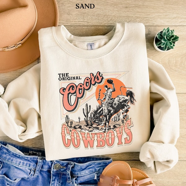 Vintage Coors Western Cowboy T-Shirt, Vintage 90s Western Shirt, Retro Coors T, Rodeo Cowboy Shirt, Wild West Gift, Unisex Adult Graphic Tee