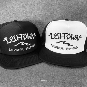 Leu town trucker hats