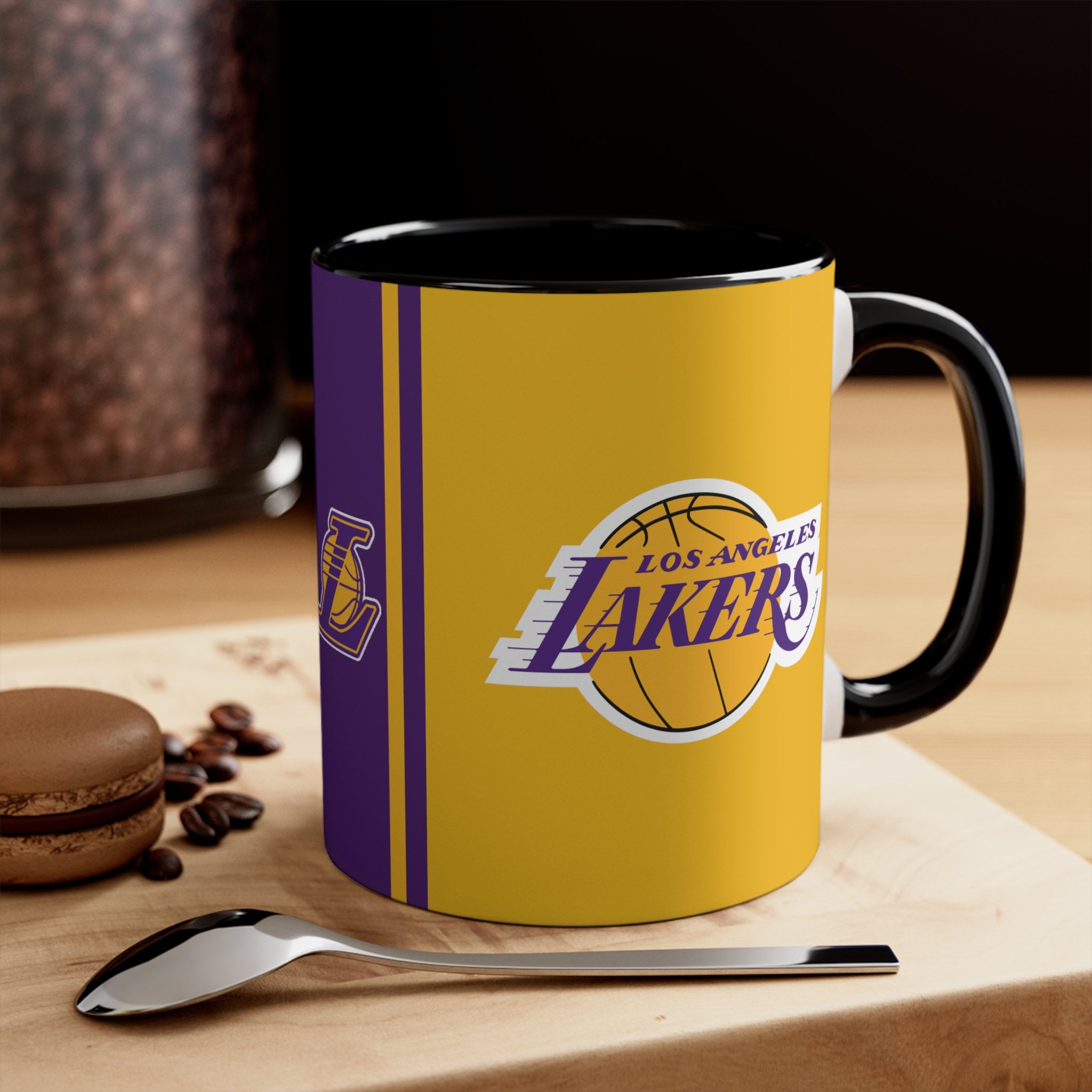 Los Angeles LA Lakers Theme Personalised Jersey Gift 11oz Mug 
