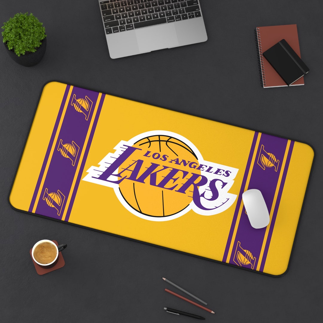 Los Angeles Lakers Desk Mat Etsy