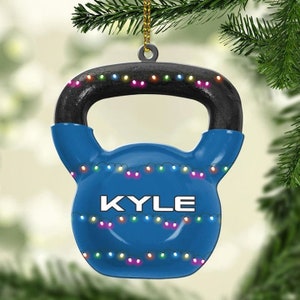 Personalized Fitness Machine Christmas Ornament, Fitness Machine ...