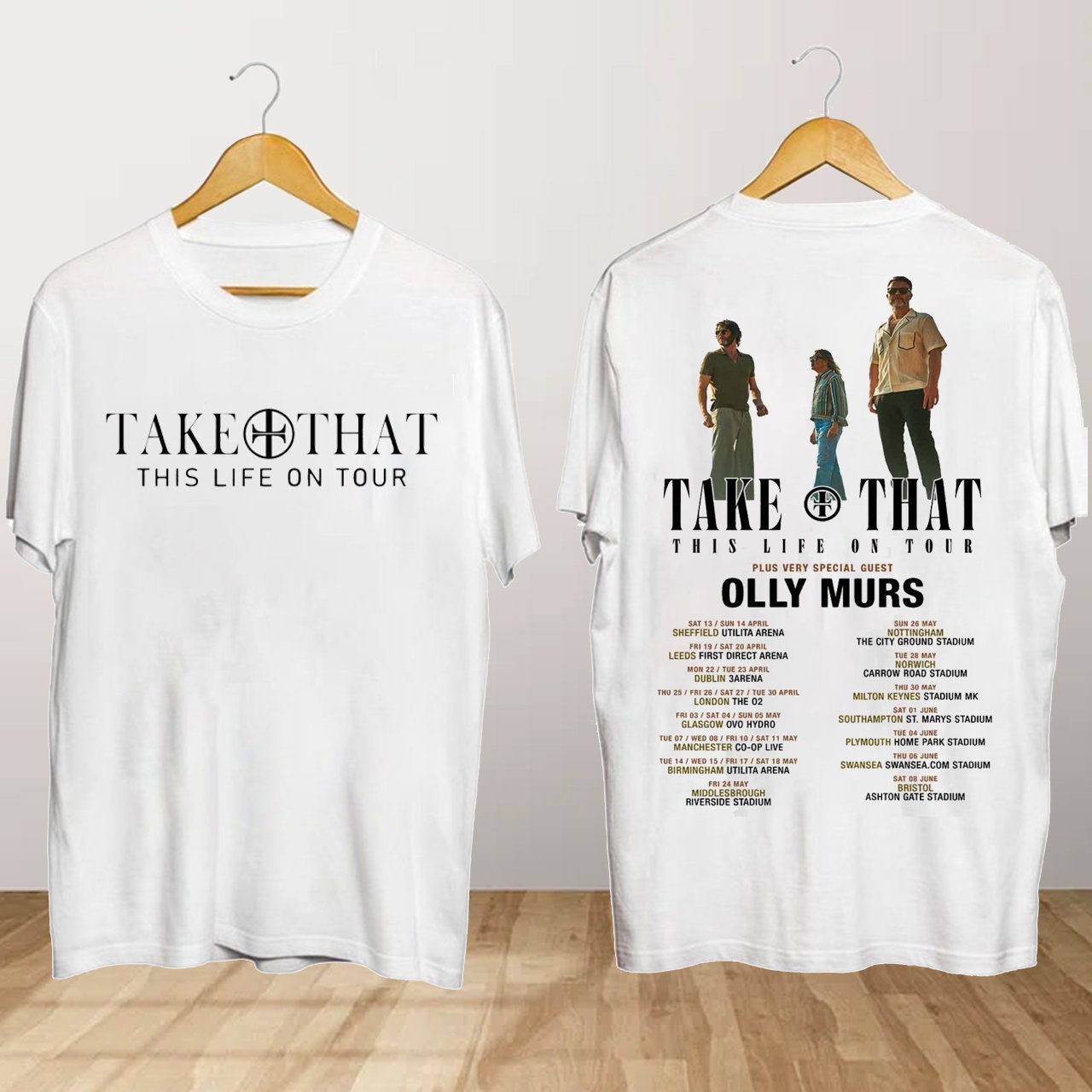 Discover Take That This Life on Tour 2024 T Shirt, Take That Concert Shirt