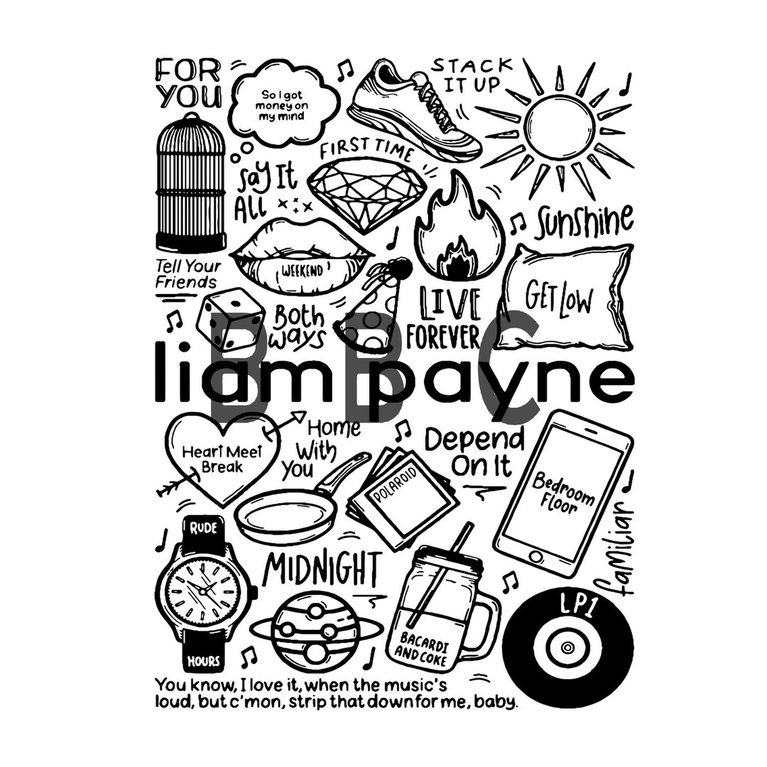Liam Payne Liam Payne PNG Liam Payne SVG Liam Payne Drawing - Etsy