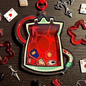 ULTRAKILL 3” Shaker Blood Bag Acrylic Keychain/Charm