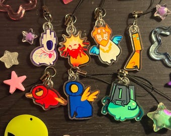 Colgantes para teléfono ULTRAKILL de 1 pulgada con forma de Goober