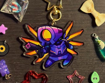 ULTRAKILL 2” V1/V2 Reversible Acrylic Keychain Charm