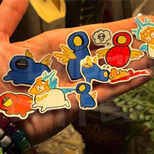 Handgemaakte ULTRAKILL-ministickerset, 7-delig
