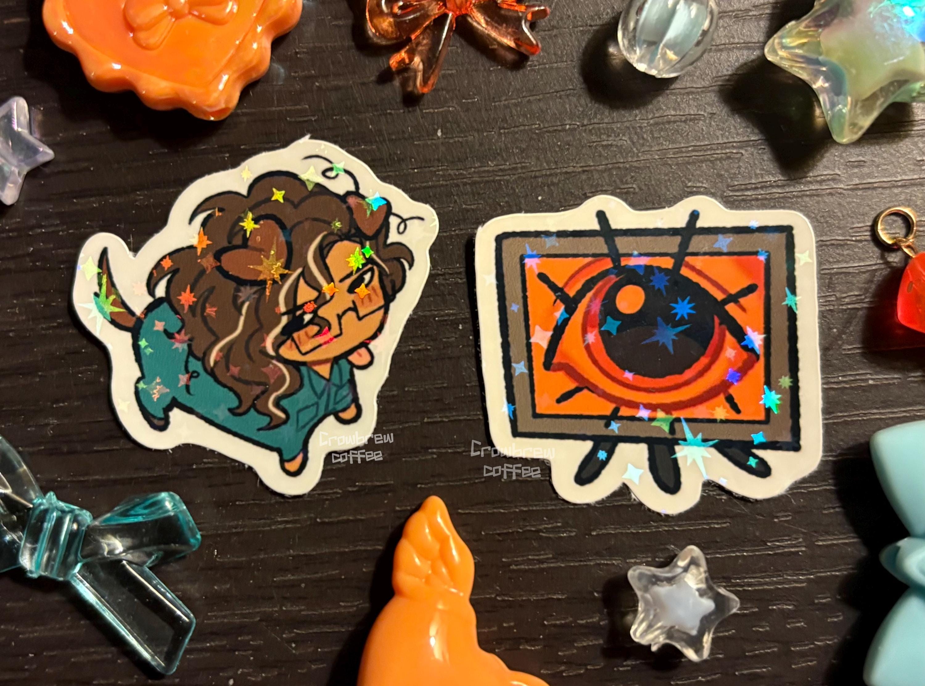 Goober Sticker LIVELOCK Goobers 1” Holo Sticker Set (2pcs) - Etsy