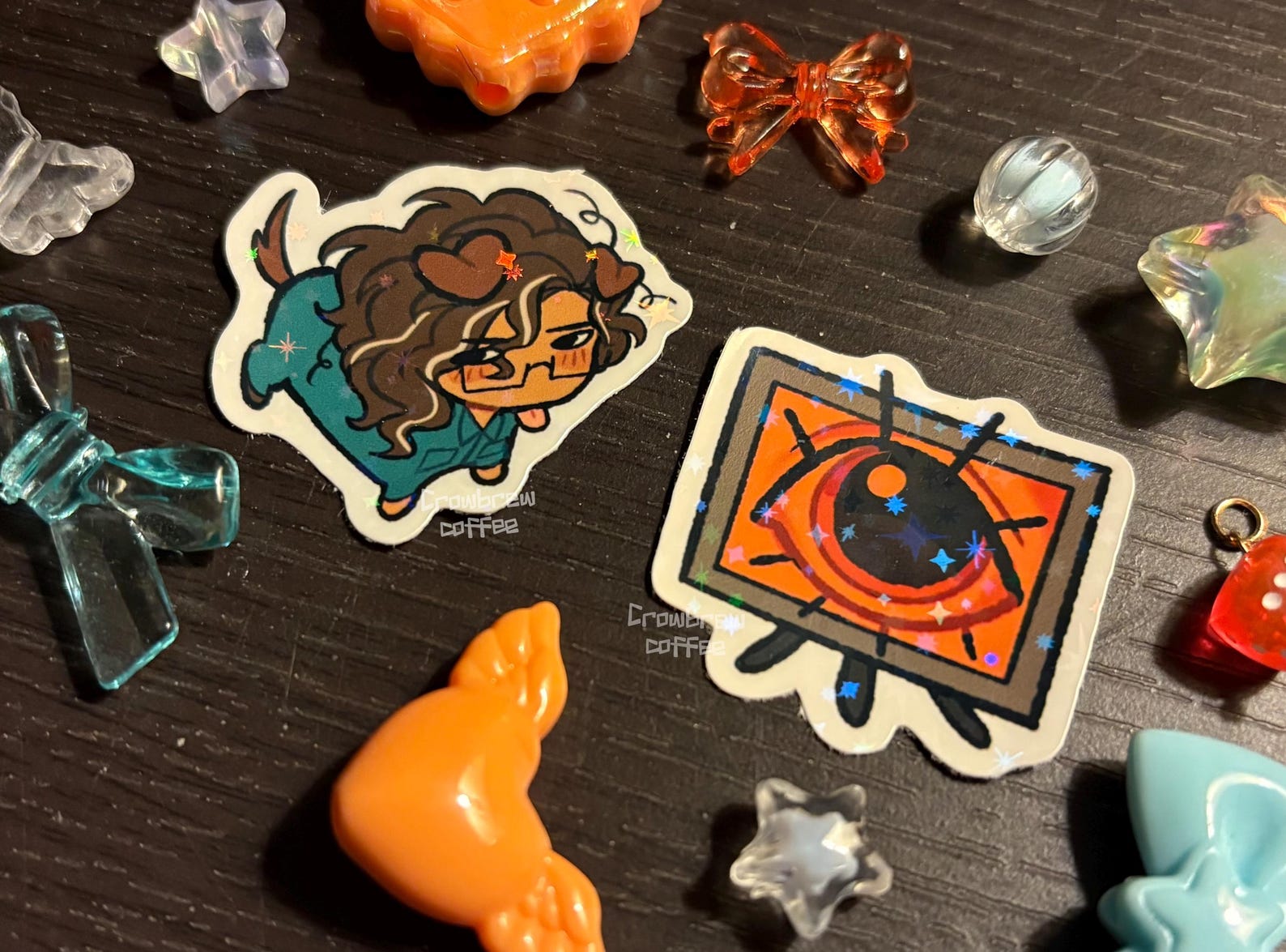Goober Sticker LIVELOCK Goobers 1” Holo Sticker Set (2pcs) - Etsy