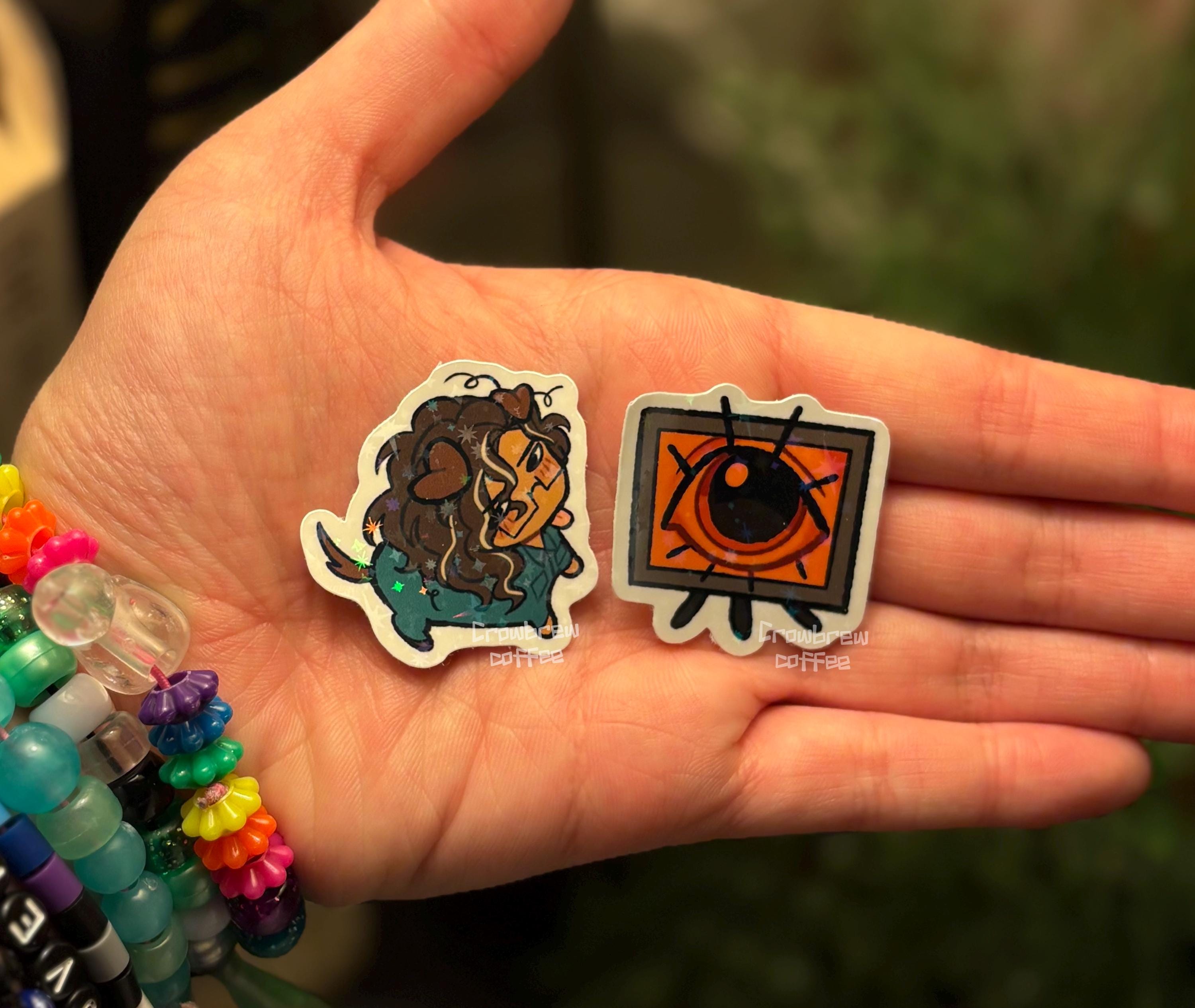 Goober Sticker LIVELOCK Goobers 1” Holo Sticker Set (2pcs) - Etsy