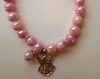 Angel charm bracelet