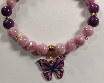 Stretch beaded bracelet