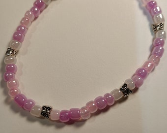 Pink stretch bracelet