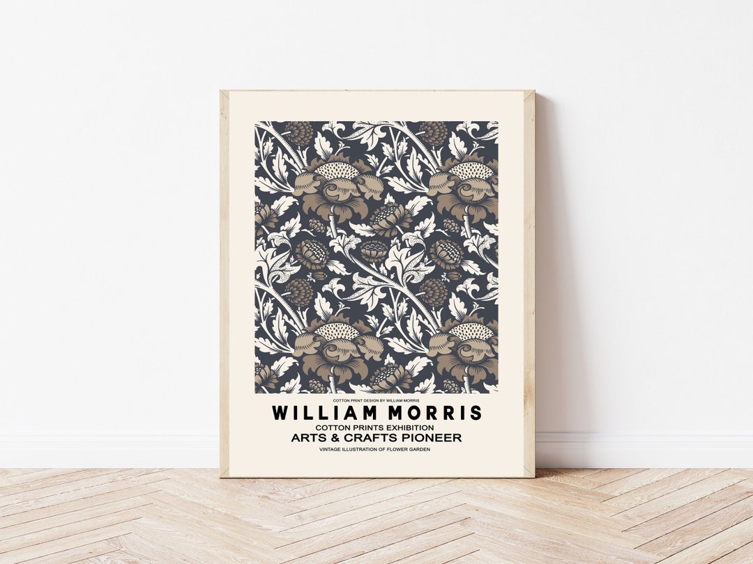 William Morris Art Print, William Morris Cream, Morris Print, Flower ...