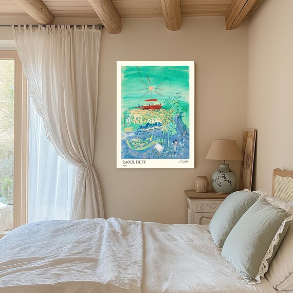 Raoul Dufy Le Train Bleu Poster | Landscape Art Print | Travel