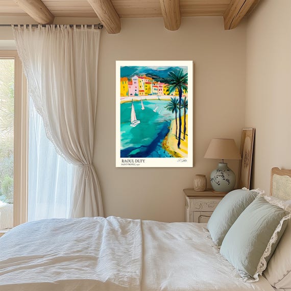 Raoul Dufy St Tropez Poster | St Tropez Art Print | Travel France