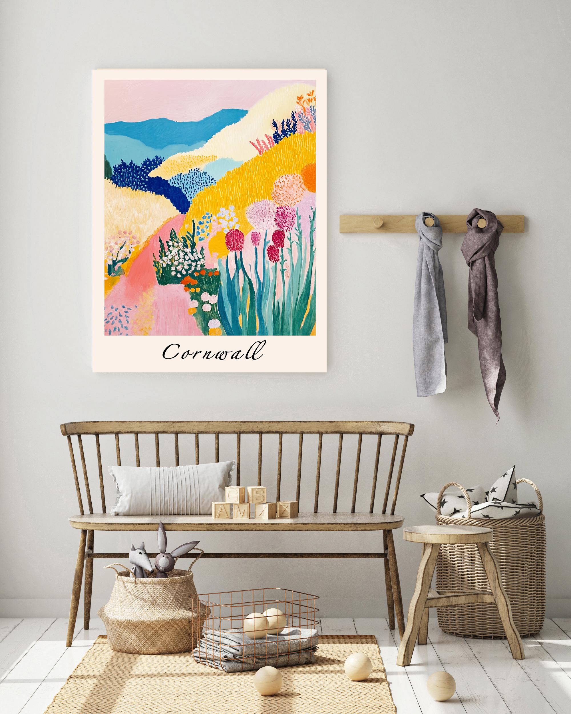 Poster Tela Vintage Oxford Inghilterra | Stampa Artistica Per Parete | 20x30 Cm Senza Cornice