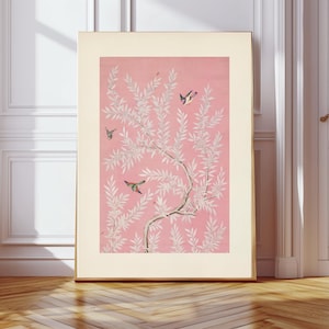 Japanese Art Print, Blossom Art Print, Flower Poster, Floral Print, Art Prints, Wall Art, Flower Art Print, Japanese flower print, pink room