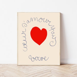 Matisse Heart Art Print, Matisse Poster, Matisse Print, Wall Decor, Wall Art, Matisse Art, Matisse Art Print, Matisse Wall Art, Neutral Art