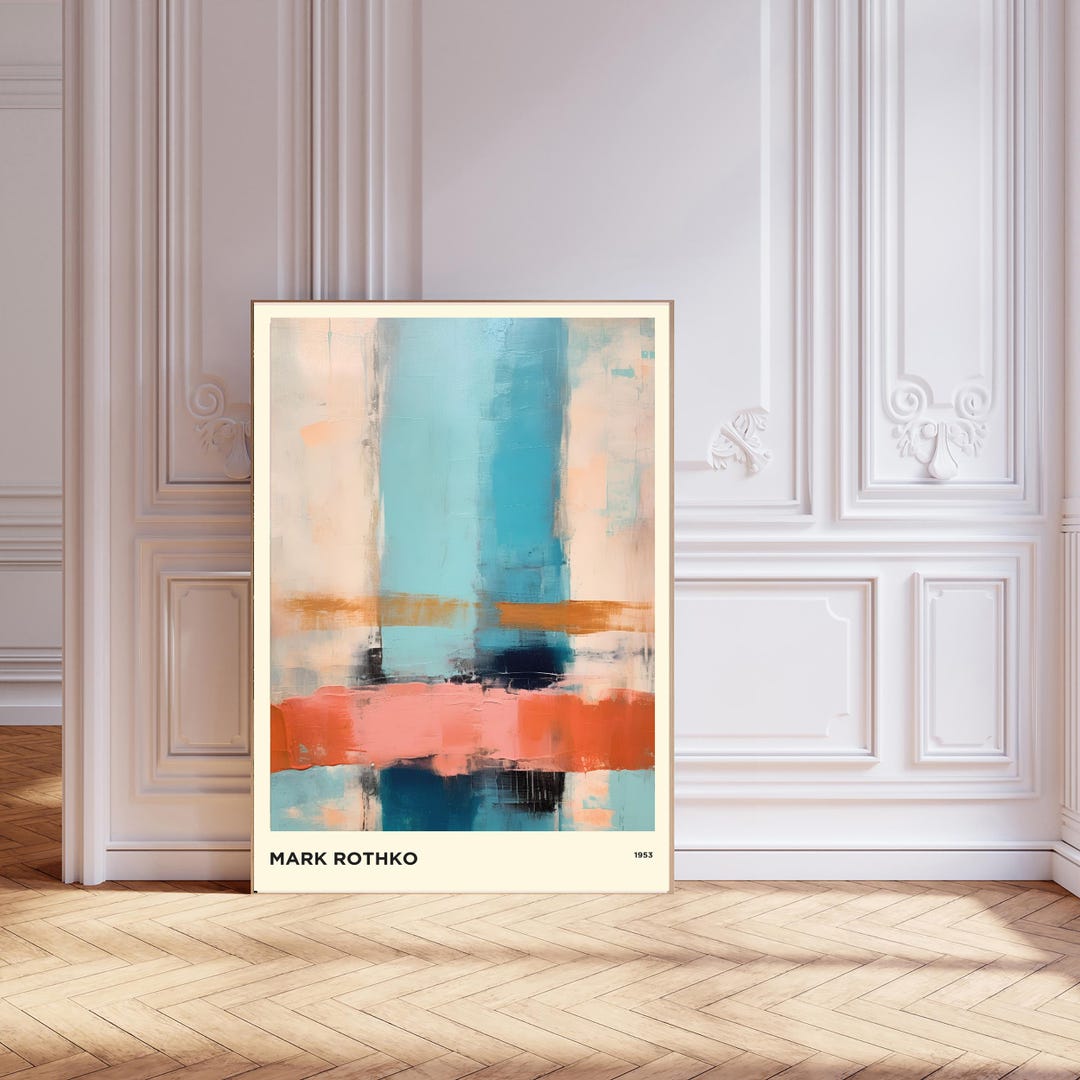 Mark Rothko Art Print, Rothko Poster, Abstract Print, Wall Decor, Wall ...
