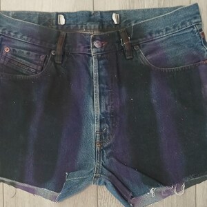 Ladies clothing shorts, painted,