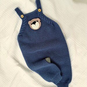 Romper For New Born Baby Boy In Teddy Bear Print main image 0