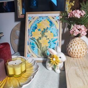 Disegno acrilico "Narciso"