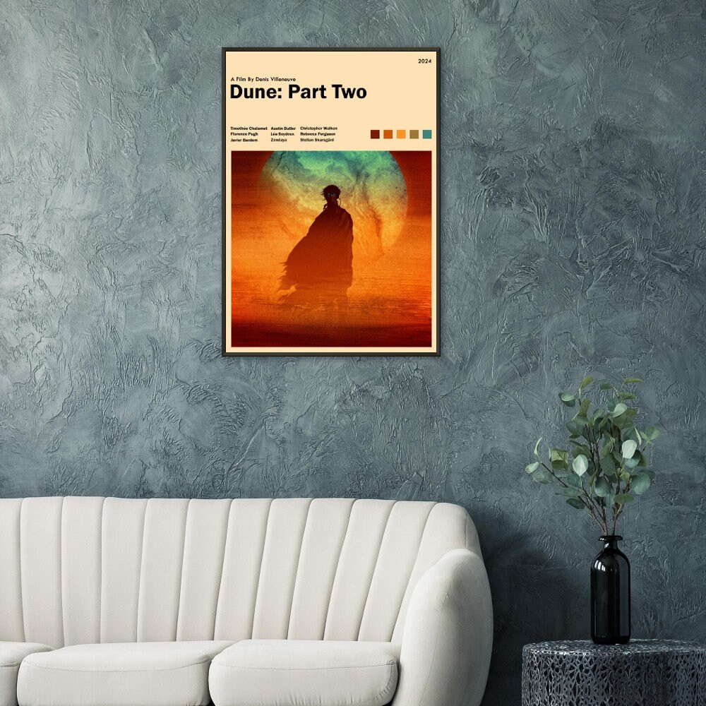 Discover Dune Movie Poster 2024, Minimalist Poster, Dune Poster, Dune Movie Print, Timothe Chalamet, Zendaya, Florance Pugh, Jason Momoa
