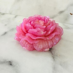 Handmade Flower Soap 3D, aloe, shea, all natural customized scent, personalized colors, cute present,  unique gift, moisturizing shea butter