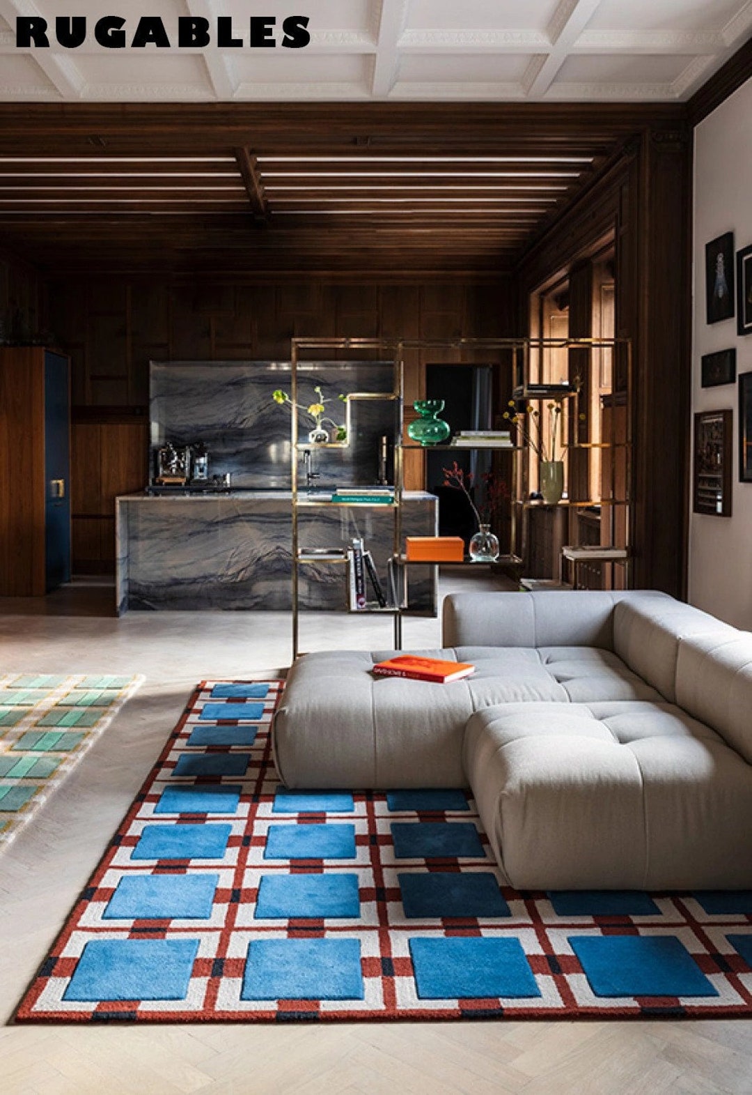 Berry Rain Handtufted Custom Wool Area Rug/carpet for Bedroom