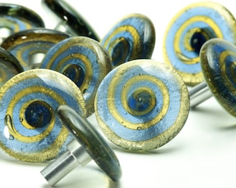 Blue Glass Door Handle, Kitchen Cabinet Knobs, Cupboard Pulls, Cabinet Handle, Replacement Door Knobs, Dresser Handles, Cabinet Hardware