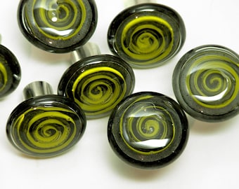 Black Glass Door Handle, Kitchen Cabinet Handles, Cupboard Pulls, Cabinet Handle, Knobs for Dresser, Dresser Handles, Cabinet Hardware