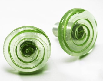 Green Glass Door Handle, Kitchen Cabinet Handles, Cupboard Pulls, Cabinet Handle, Knobs for Dresser, Dresser Handles, Cabinet Hardware