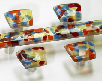 Colorful Glass Door Handle, Kitchen Cabinet Handles, Cupboard Pulls, Cabinet Handle, Knobs for Dresser, Dresser Handles, Cabinet Hardware