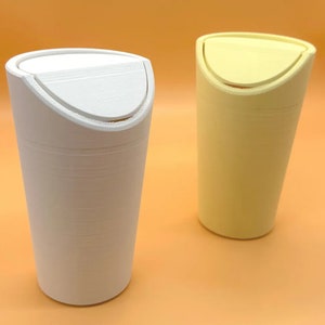 Mini Trashcan / Bin - Car Cupholder Bin - Desk Organizer Bin - Customisable colours