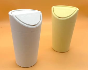 Mini Trashcan / Bin - Car Cupholder Bin - Desk Organizer Bin - Customisable colours