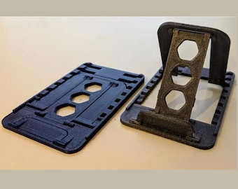 Smukły składany stojak na telefon – mieści się w portfelu i jest przenośny (opakowanie 3 sztuk)