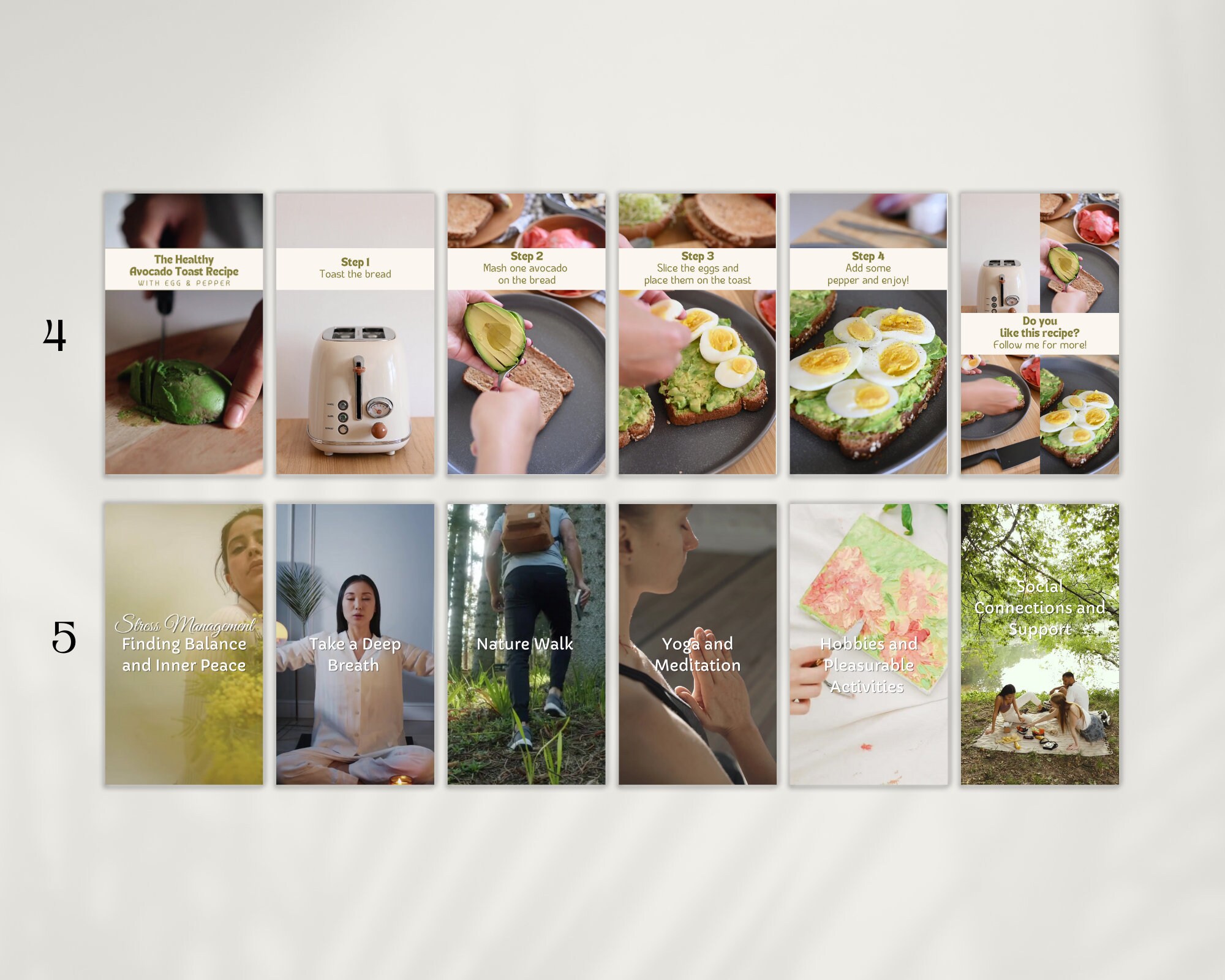 15 Wellness Instagram Video Reel Templates Canva Social Media ...