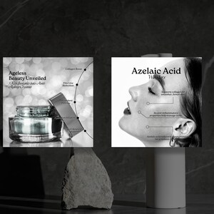 Skincare Coach Editable Instagram Templates, Elegant Esthetician Social Media Post, Beauty Quotes, Dermatologist Template, Skincare Canva image 4