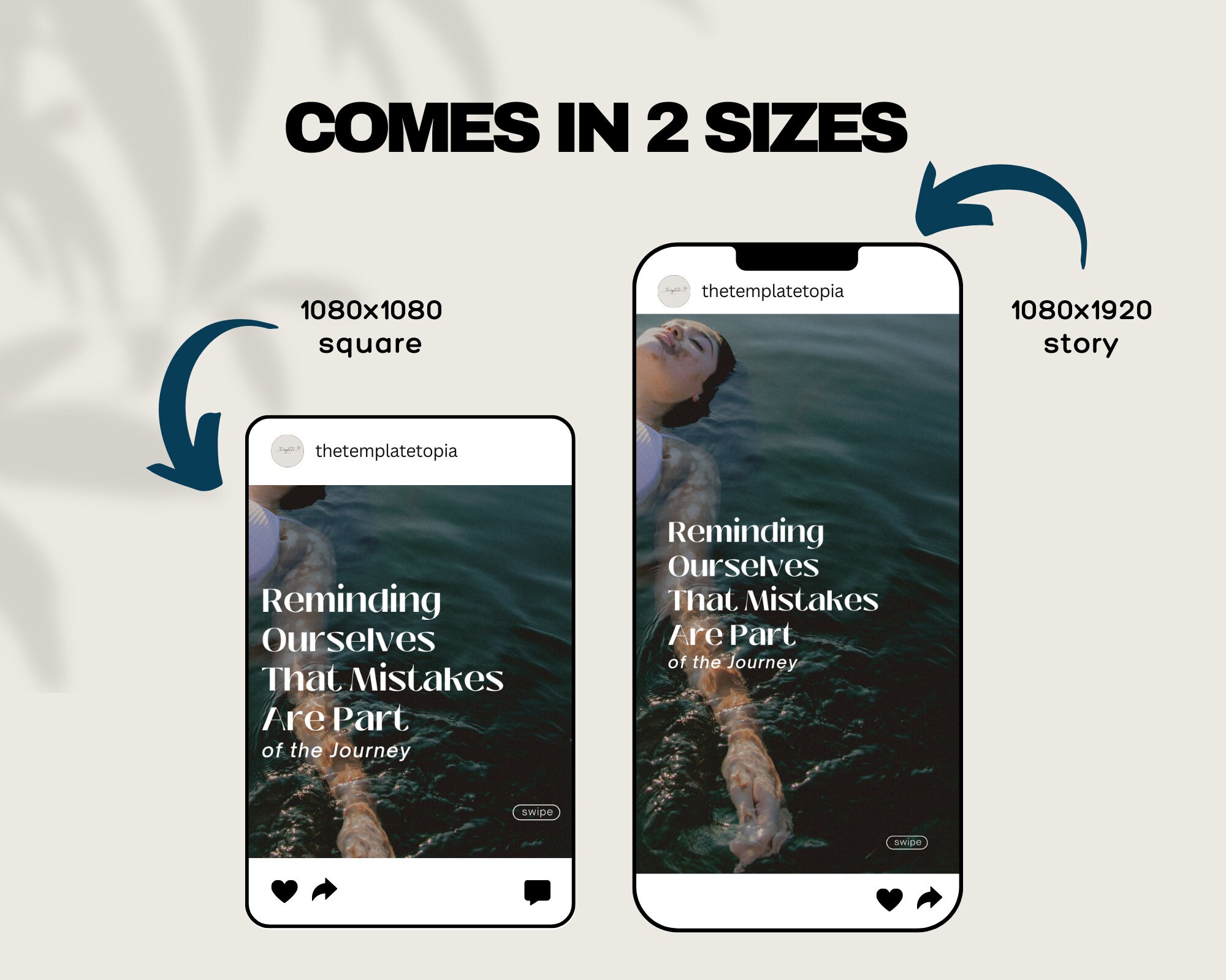 Health and Wellness Instagram Seamless Carousel Post Template Canva ...