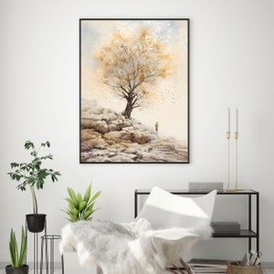 Parable of the Mustard Seed Wall Art, Digital Print, Modern Jesus Art ...
