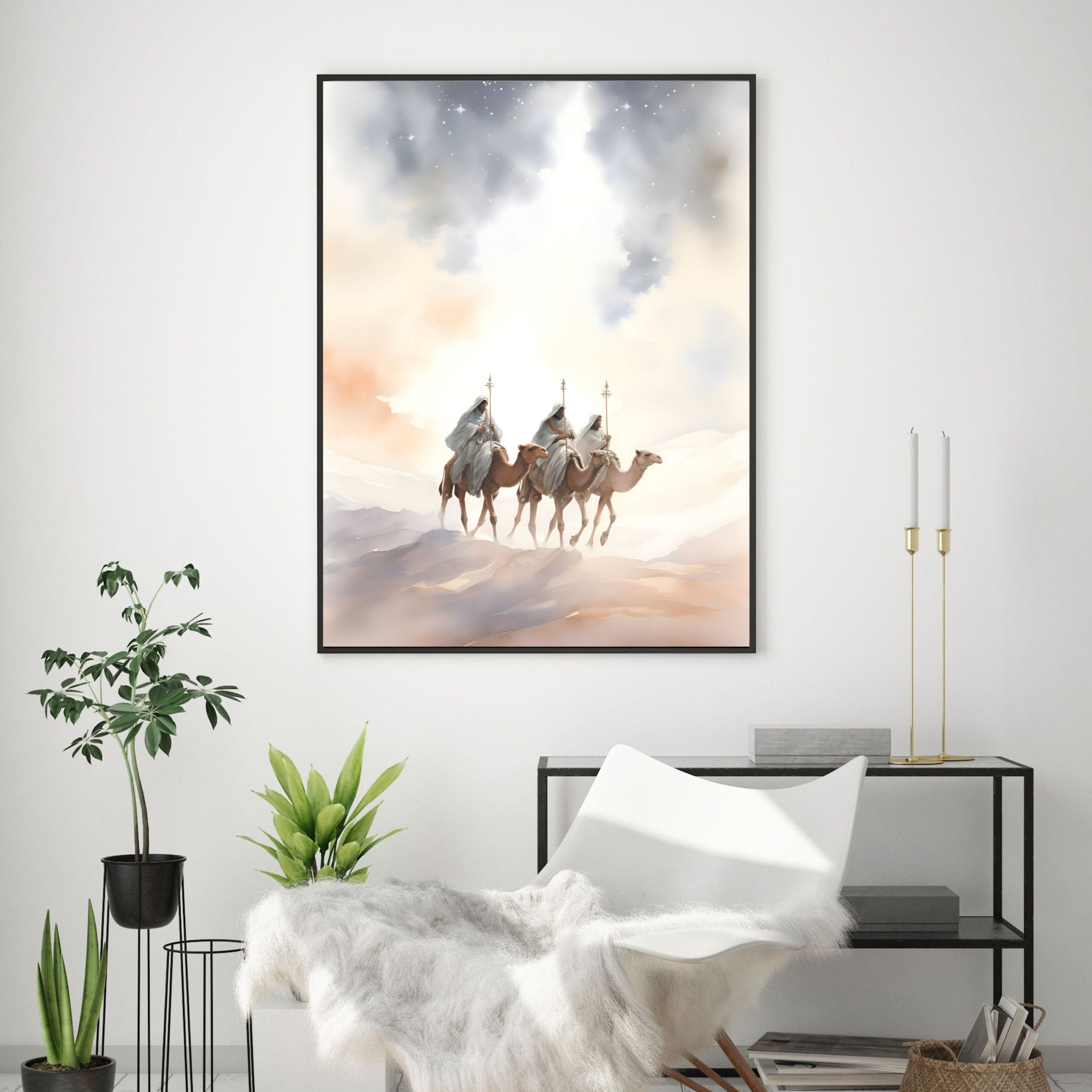 Nativity Scene Three Wise Men DIGITAL Downloadchristmas Etsy