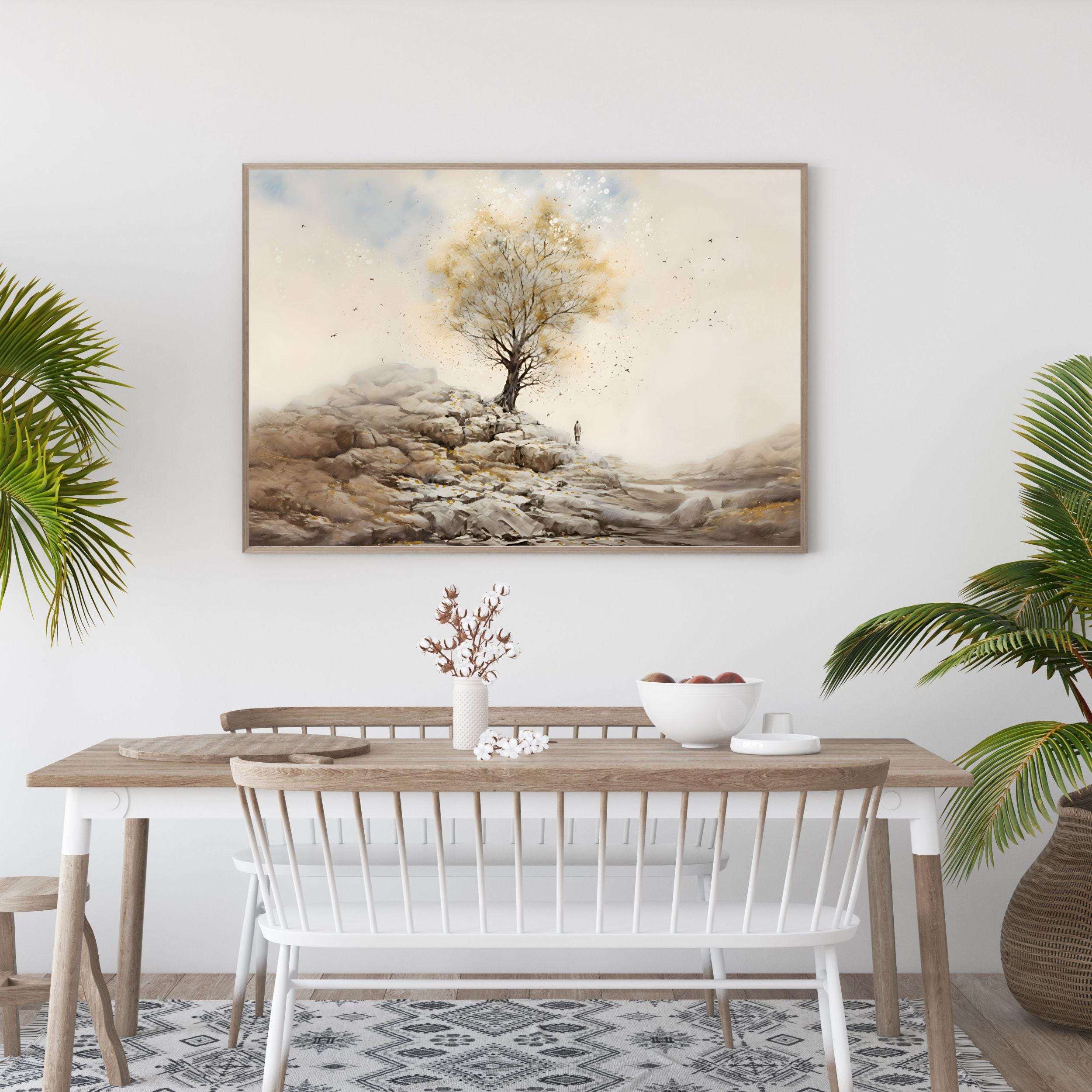 Parable of the Mustard Seed Wall Art, Digital Print, Modern Jesus Art ...