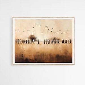 Look at the Birds DIGITAL DOWNLOAD, Modern Jesus Bible Printable Wall Art,Digital Print, Jesus Art Bible Verse Painting,Christian Faith Gift