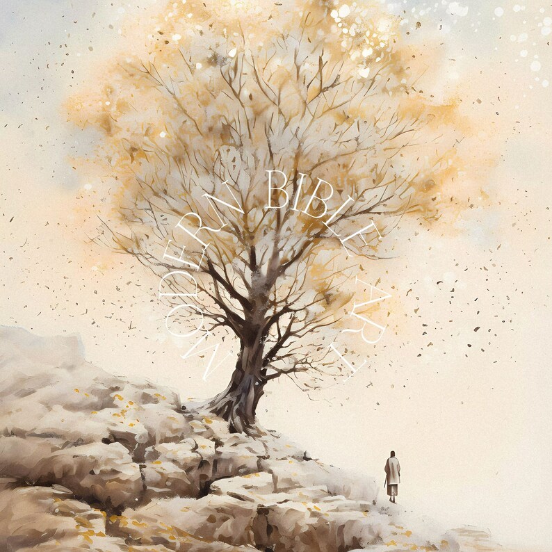 Parable of the Mustard Seed Wall Art, Digital Print, Modern Jesus Art ...