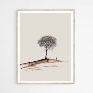 Adam and Forbidden Tree DIGITAL DOWNLOAD, Modern Jesus Bible Printable Wall Art,Digital Print Art Bible Sketch,Boho Scripture Christian Gift