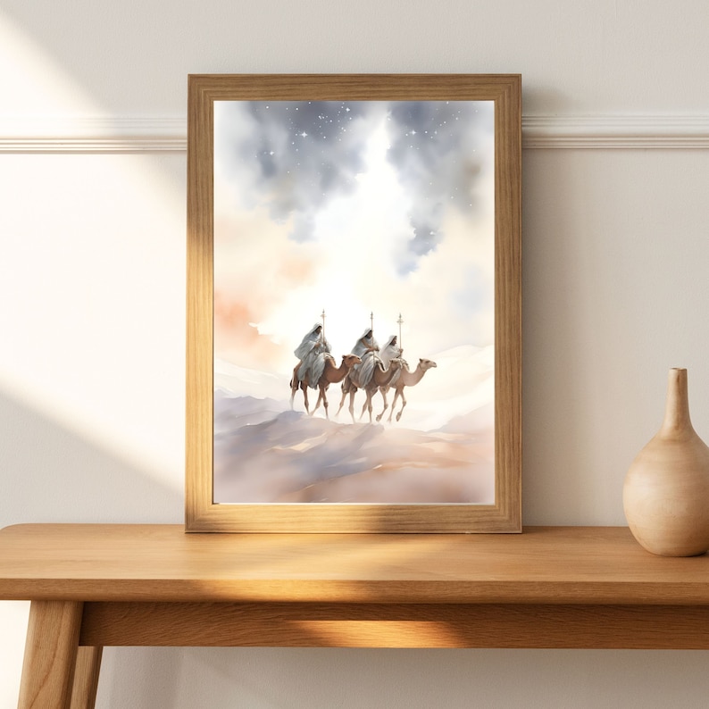 Nativity Scene Three Wise Men DIGITAL Downloadchristmas - Etsy