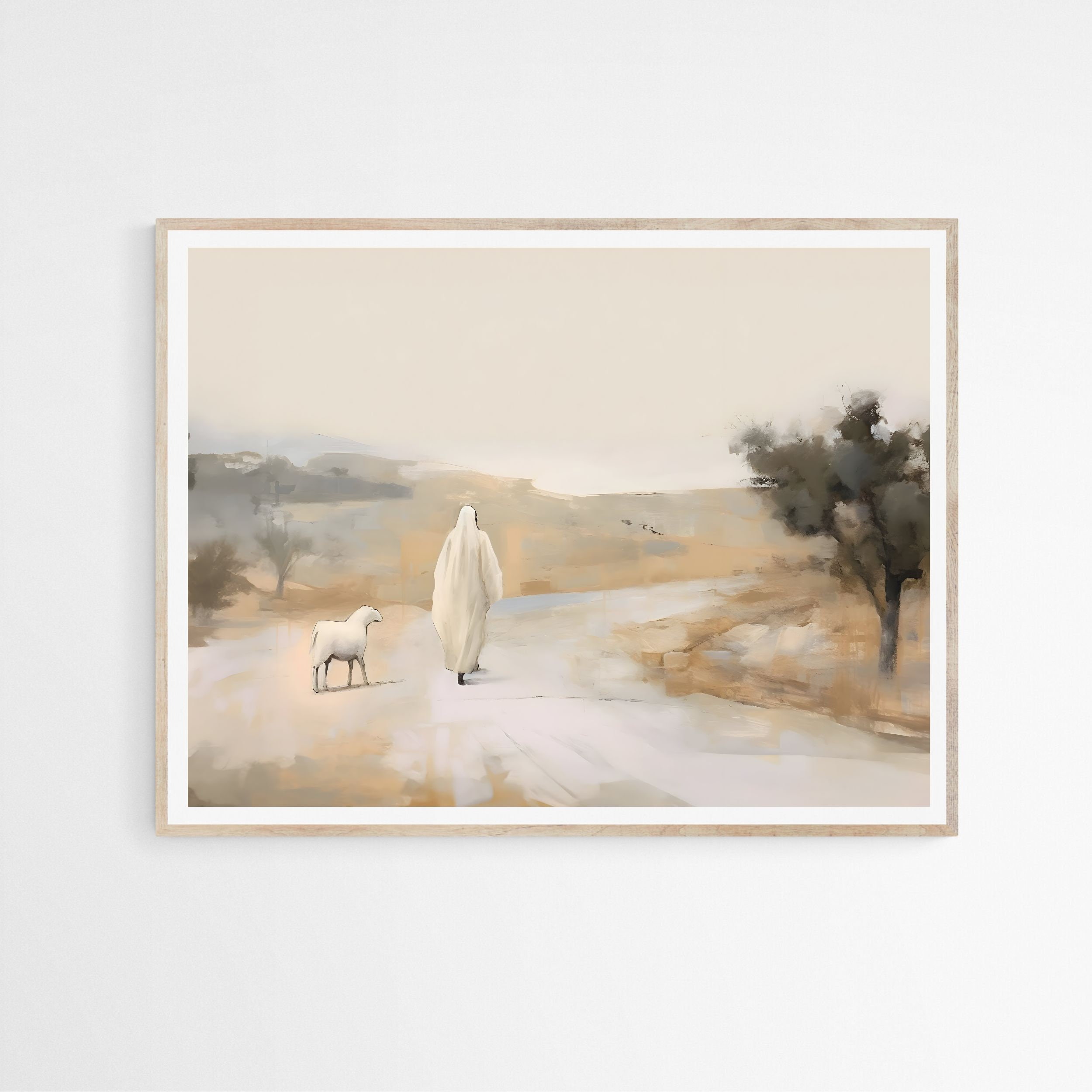 Jesus fand das verlorene Schaf DIGITALER DOWNLOAD, Gleichnis vom ...